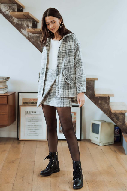 VESTE GINA CENDRÉ