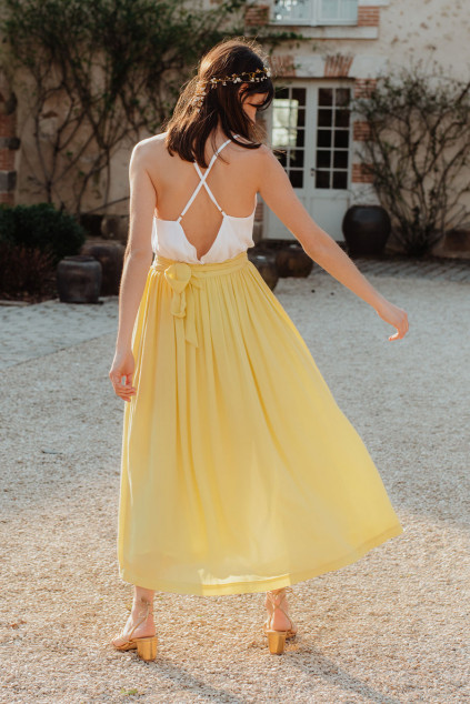 YELLOW PHOEBE SKIRT
