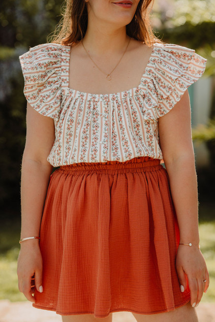BLOUSE SUZANNE CAMÉLIA