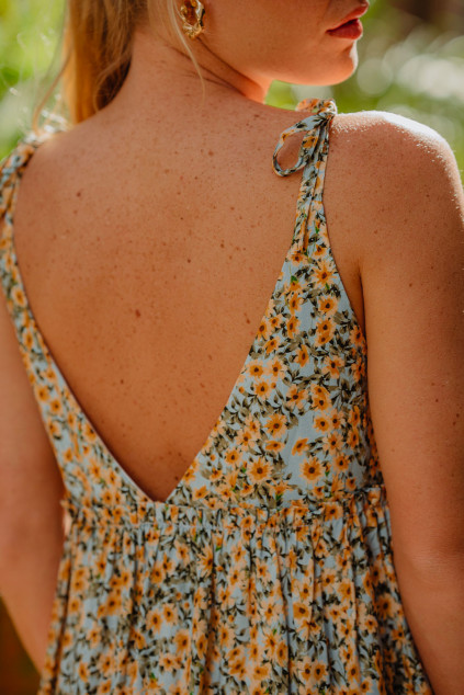 SALMA MARGUERITE YELLOW DRESS