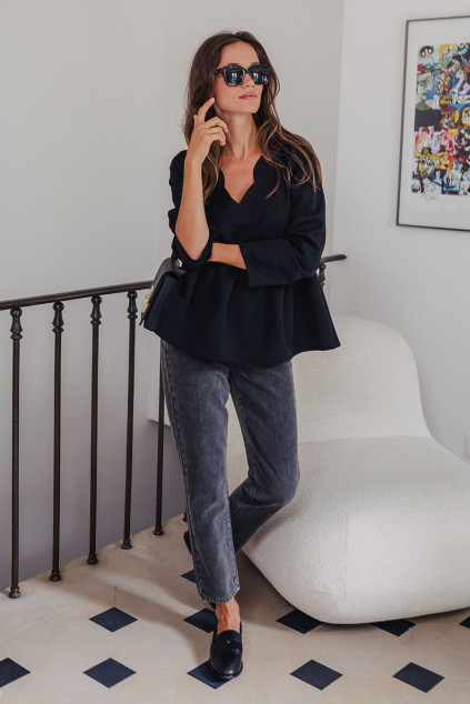 MARTHA EBONY BLOUSE