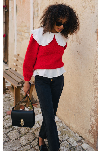 KENDAL WHITE COTTON BLOUSE