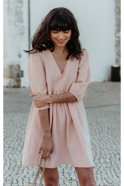 ASSIA LIN DRESS PINK