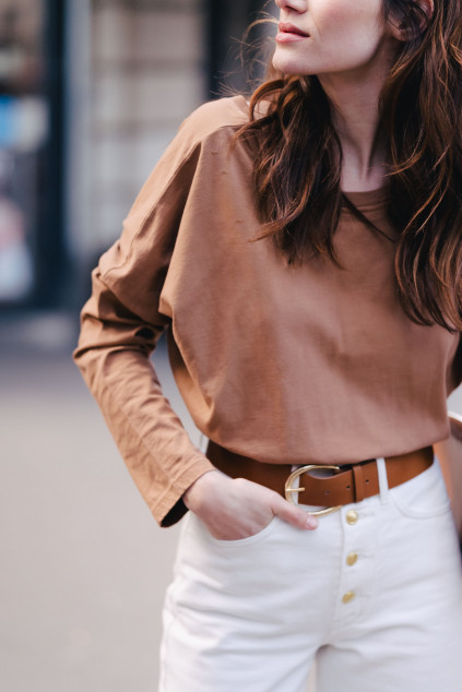 T-SHIRT OWEN CAMEL