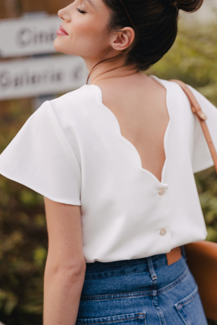 BLOUSE PHOENIX BLANC