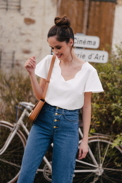 BLOUSE PHOENIX BLANC