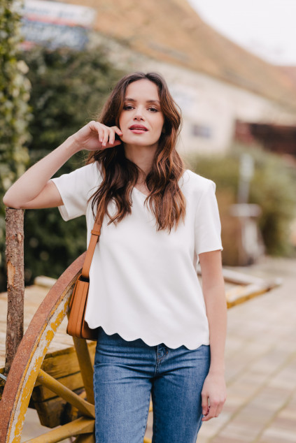 BLOUSE MILAN BLANC