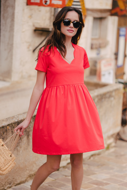MARTHA CORAL DRESS