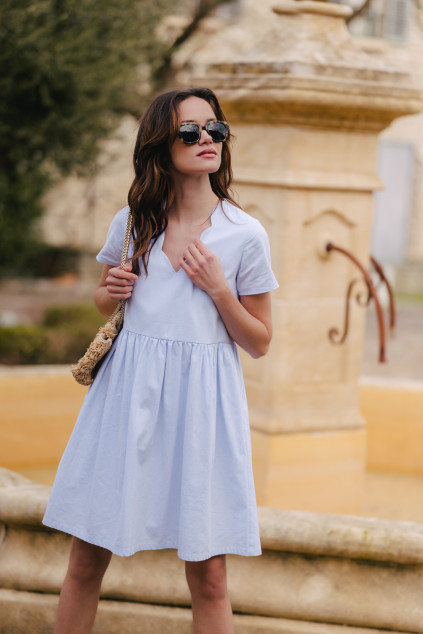 MARTHA SKY BLUE DRESS
