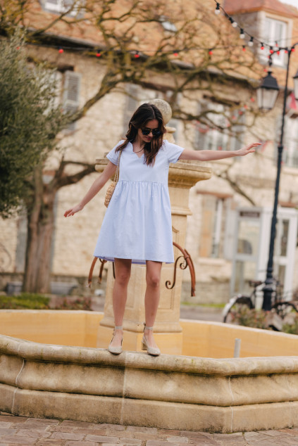 MARTHA SKY BLUE DRESS