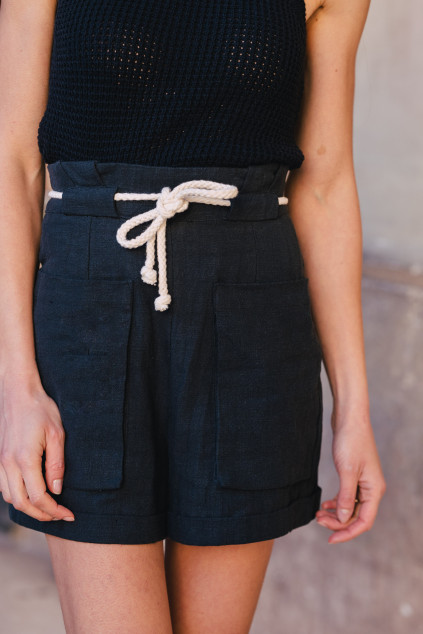 SHORT BARNEY LIN NOIR