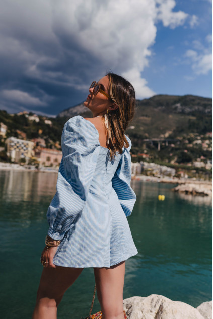 AYA STRIPED JUMPSUIT