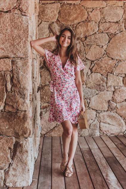 ROBE JOSÉPHINE BOUTON ROSÉ