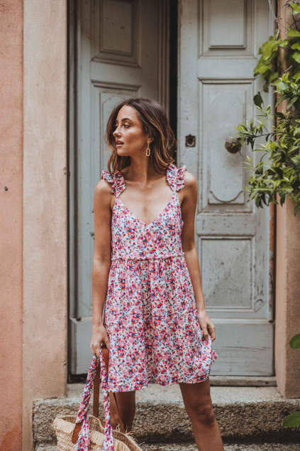 ROBE LIAM BOUTON ROSÉ