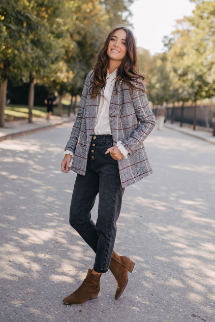 ALY HOUNDSTOOTH JACKET
