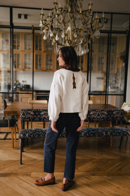 WHITE BEN BLOUSE