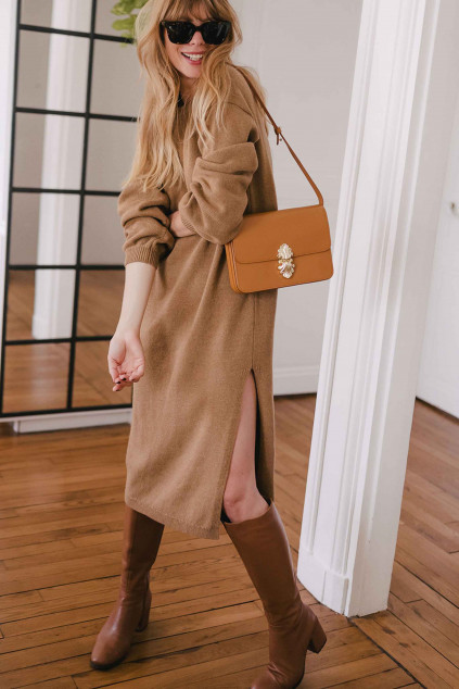 AMÉLIE CAMEL DRESS