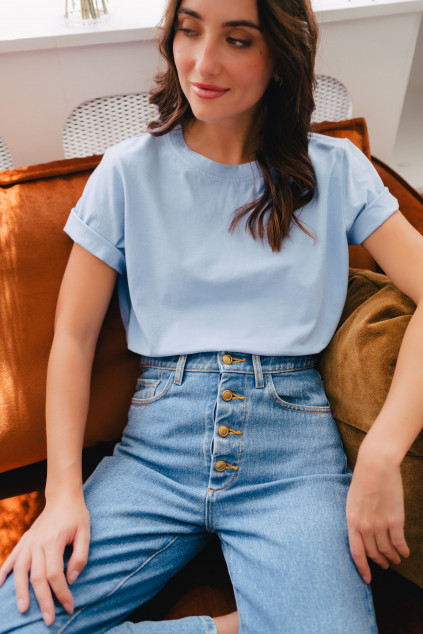 LOGAN SKY BLUE T-SHIRT