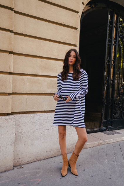 VALENTINE NAVY DRESS
