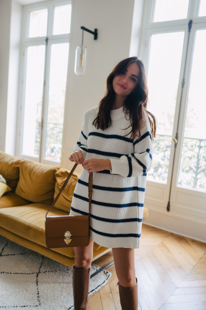 ROBE OCÉANE ÉCRU