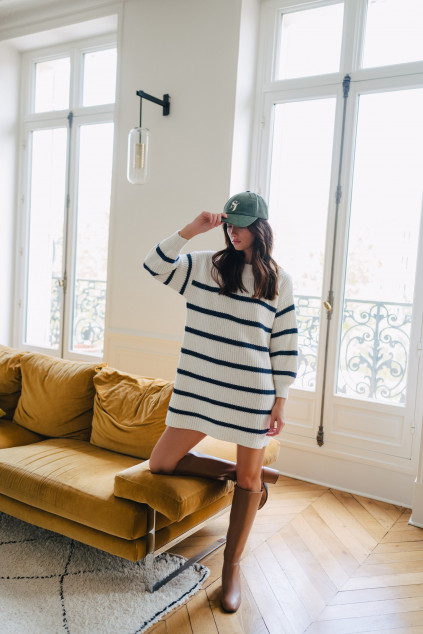 ROBE OCÉANE ÉCRU