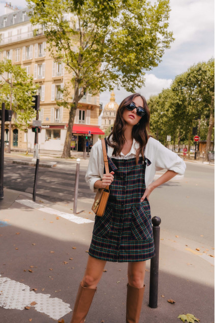 SALOPETTE PIPPA TARTAN