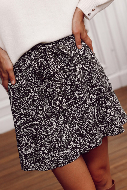 MYRIAM KHAKI BANDANA SKIRT