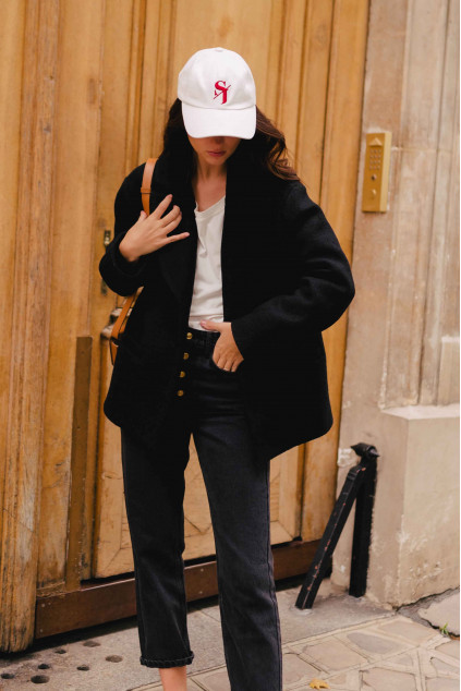 JULES WHITE DENIM CAP