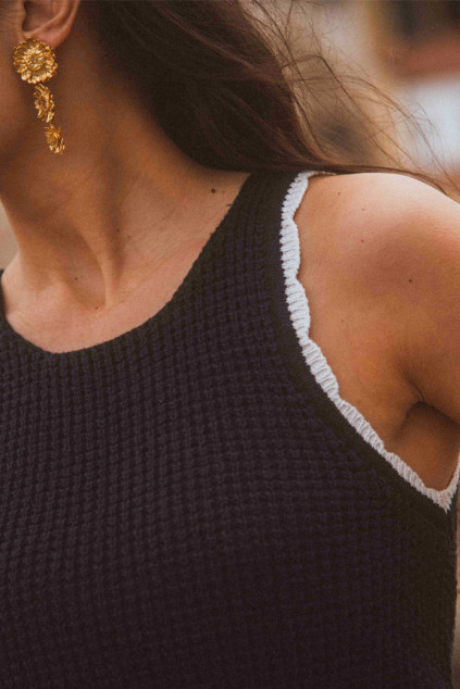 FERRIS MARINE ECRU TANK TOP
