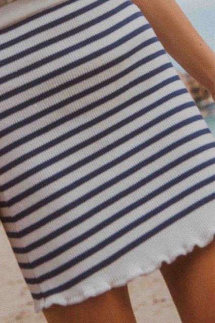 LYDIA STRIPED SKIRT