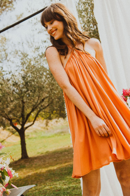 NANETTE DRESS CLAY