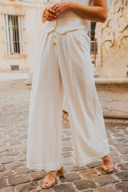 PANTALON SYBILE LIN VISCOSE...