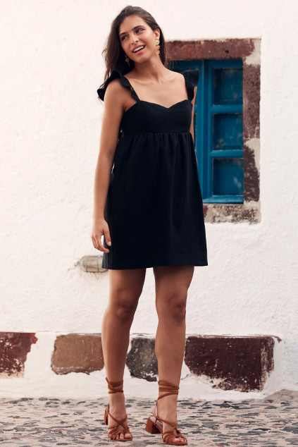 YARA LIN DRESS BLACK