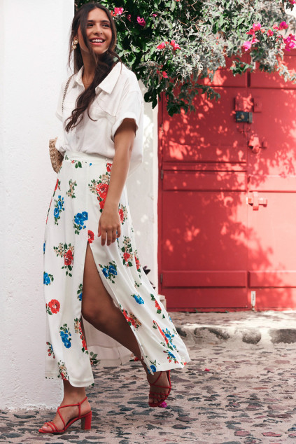 JUPE GIUSEPPA FLORES
