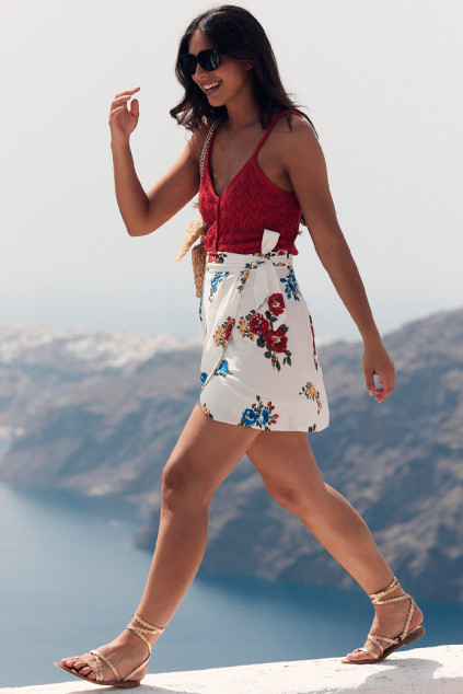 YSEULT FLOWER SKIRT