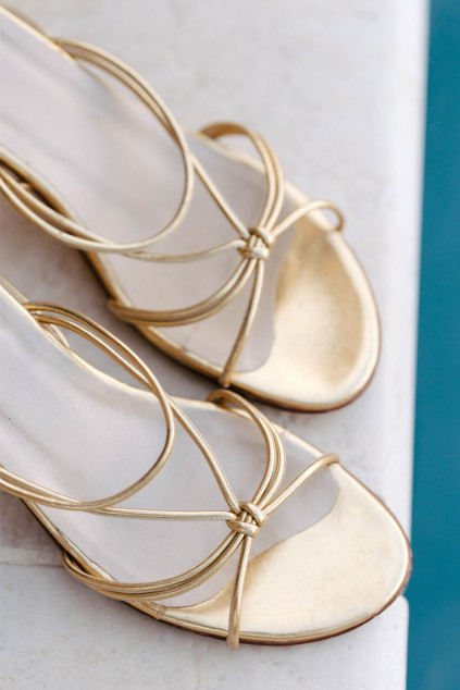 MAELY GOLD SANDALS