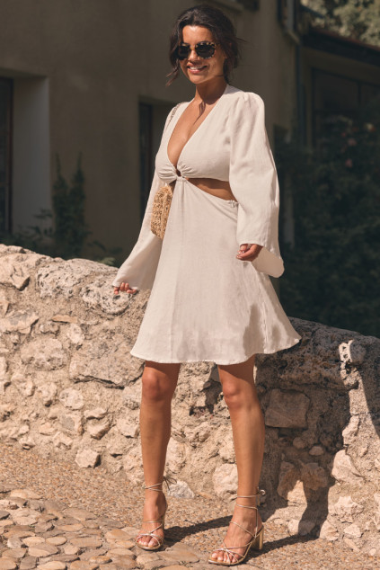 ORIA DRESS WHITE VISCOSE