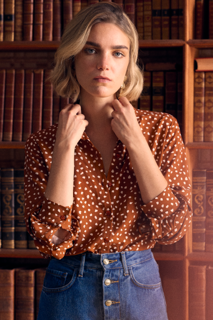 LEÁNE SALTED CARAMEL SHIRT