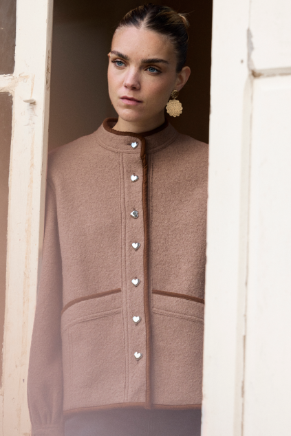 MARCUS CAMEL WOOL COAT