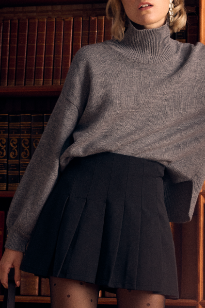 ELIOR BLACK SHORT SKIRT