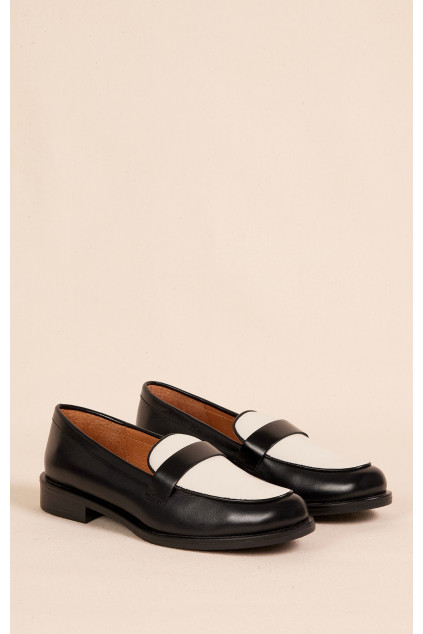 MOCASSINS AMBER BICOLORE