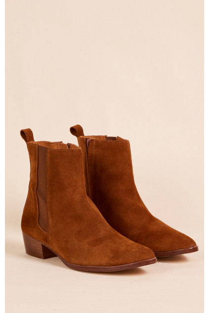 BOTTINES MILIA CAMEL