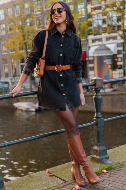 WALLIE DRESS BLACK