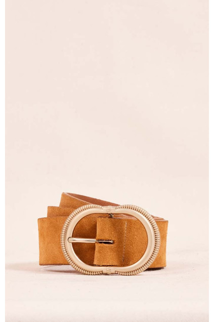 GALICE CAMEL SUEDE BELT