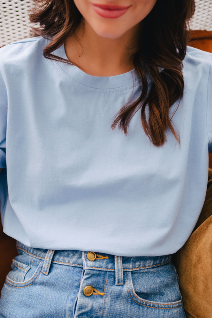 LOGAN SKY BLUE T-SHIRT