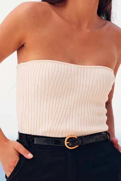 MARGUERITE ECRU BUSTIER