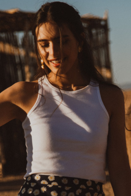 AGNES WHITE TANK TOP
