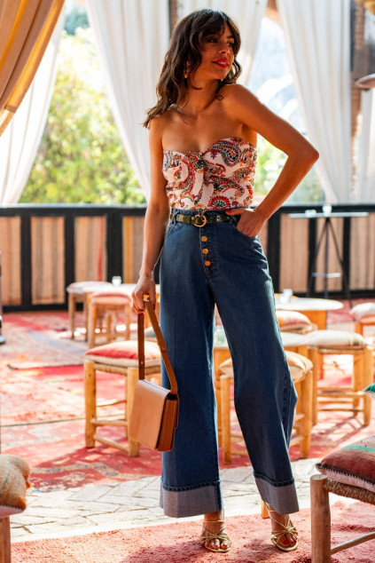 MARCADOR PRINTED BUSTIER