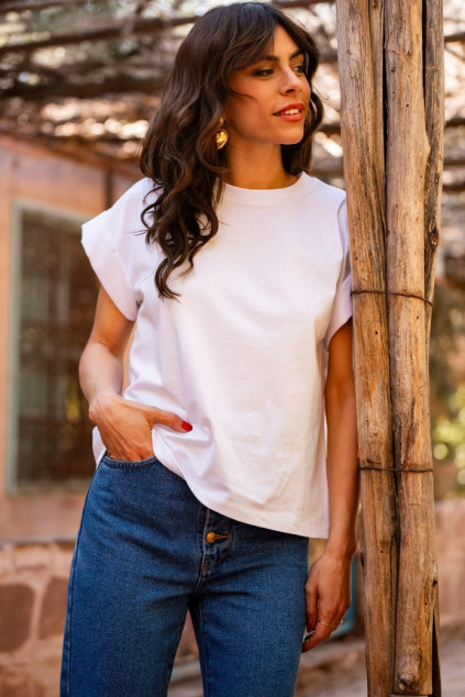 TILIANE ECRU T-SHIRT