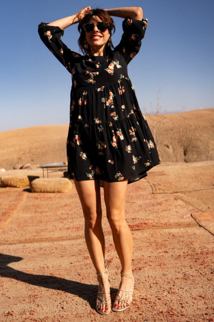 MATHILDA DRESS BUDS OF ROSES